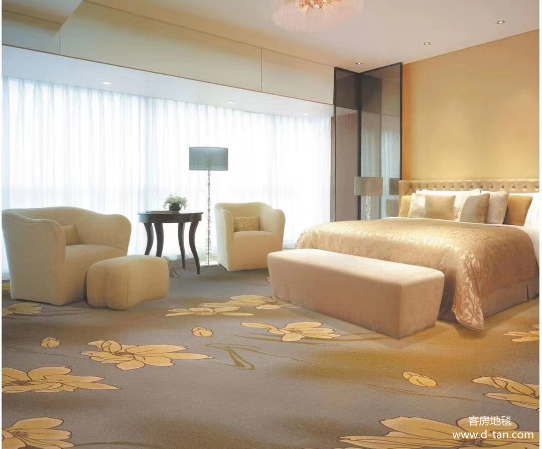 快捷酒店客房地毯适合使用印花地毯