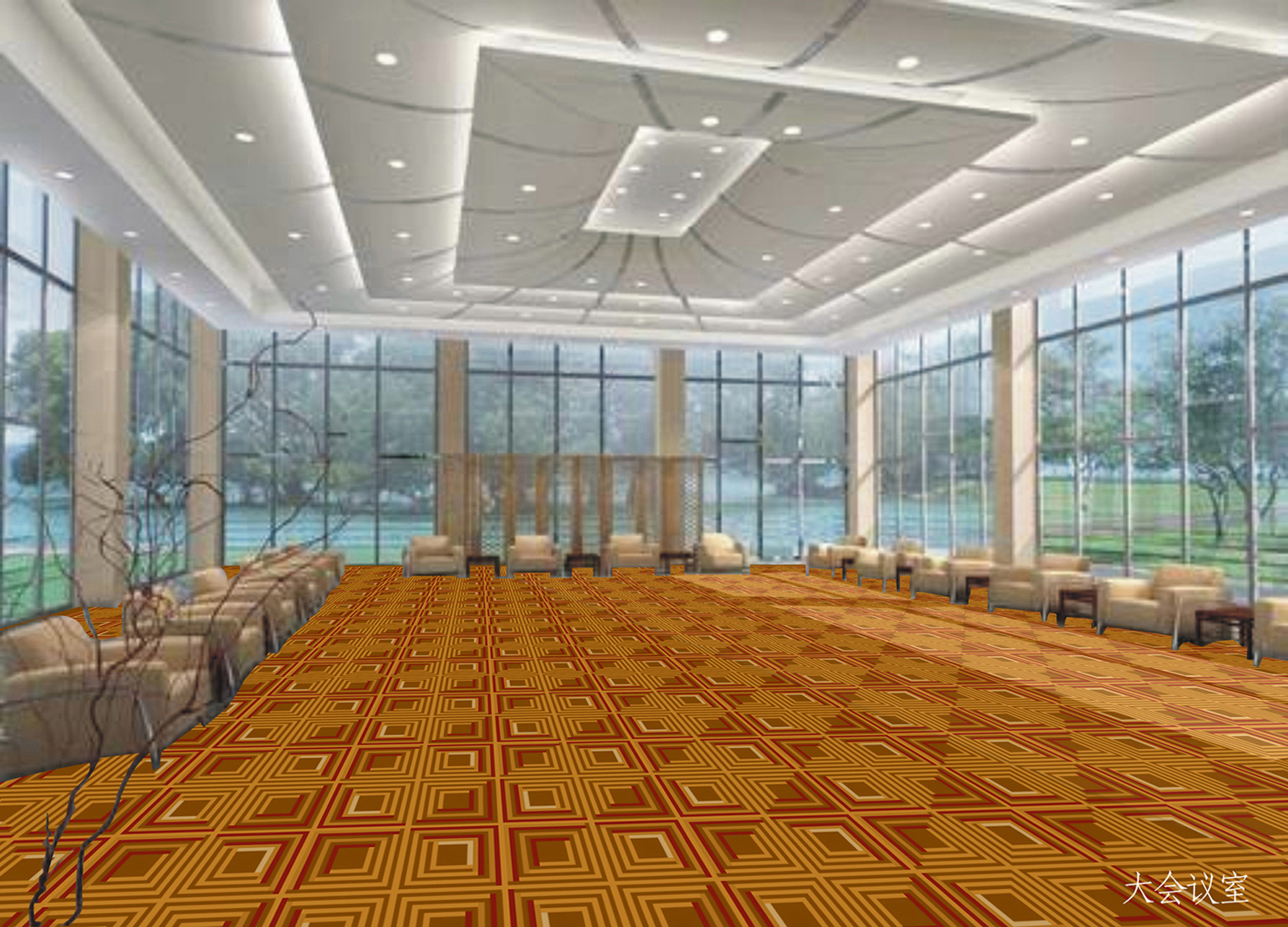 酒店宴会厅地毯还是用手工地毯好