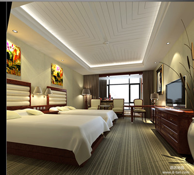 中式酒店客房地毯