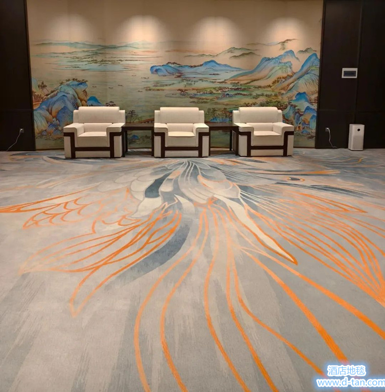 在祁阳源福温德姆酒店山花地毯为您奉献一场空间与美学的视觉享受